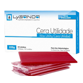 Cera Utilidade 225g com 5 lâminas - Lysanda